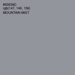 #93959C - Mountain Mist Color Image